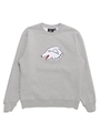 by Parra dogface crew neck sweatshirt 43530/グレー