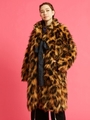 leopard fur coat/LEOPARD