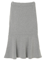 ・PETIT FLEUR ウラキモウマーメイドスカート/杢グレー