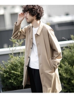 《WEB限定》ミノテックバルカラーコート/ベージュ(040)