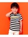 【ANAP KIDS】 CALIFORNIAロゴデニムポケットTシャツ/ホワイト/ブラック(058)