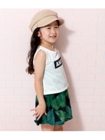 【ANAPKIDS】リーフ柄ワンピースセットアップ/ホワイト(001)