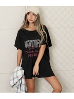 【ANAP】カットオフバックオープンTシャツ/ブラック(027)