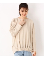 【M-L】フロントギャザープルオーバー/ライトベージュ(051)