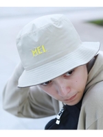 【MEI/メイ別注】リバーシブルバケットハット/ベージュ(052)