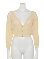 【Rewde】★UVカット＆ひんやりタッチ＆洗える★カーディガン（9R14-05064）/ベージュ