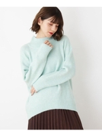 【S-LLまで】ラメストレッチブークレープルオーバー/ライトグリーン(021)