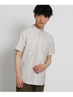 【WEB/一部店舗限定】半袖オックスシャツ/ベージュ(352)