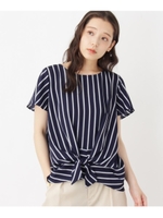 【WEB限定04（LL)サイズ】前結びバック切り替えプルオーバー/ネイビー(393)