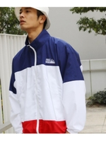 【WEB限定】FIRSTDOWN/ファーストダウンブロッキング配色ブルゾン/ユニセックスでオススメ！！/ホワイト(101)