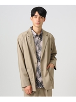 【WEB限定】ビッグシルエット オーバーサイズジャケット（セットアップ対応）/ベージュ(052)