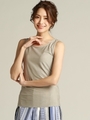【WEB別注】ソフトラメベアテンジクタンクトップ/ライトグレー