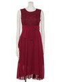 【ＢｅａｕｔｙＢｙＩＮＴＥＲＰＬＡＮＥＴ】【オケ】フラワーコードレースセミロングドレス/ピンク