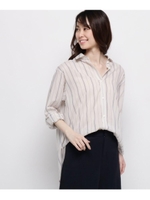 【ハンドウォッシュ】マルチストライプシャツ/ホワイト(301)