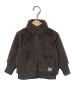 【ベビー】ボアフルジップジャケット/チャコール