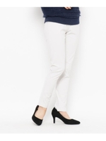 【手洗い可】スリムストレッチパンツ/ライトグレー(011)