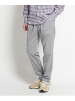 【洗濯機洗いOK】CARREMAN テーパードパンツ/グレー(012)