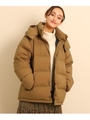 ◆【WEB限定】GYMPHLEX　ダウンショートジャケット/キャメル(841)