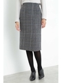 ◆ウールチェック/グレーチェック1(021)