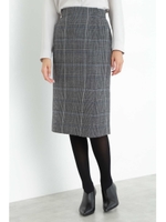 ◆ウールチェック/グレーチェック1(021)