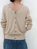 ２WAYベーシックカーディガン/BEIGE