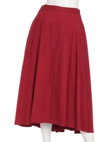 イレヘムフレアロングスカート/アカ