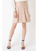 イングリッドタックスカート/BLUSH(090)