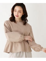 ウエストタックカットソー/ベージュ(052)