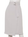 ウォッシャブルタイトスカート/ライトグレー