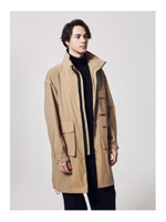 エアーナイロンデタッチャブルコート/ベージュ(052)