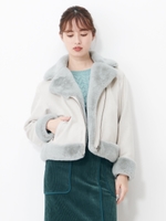 エコファーユルライダース/グレー