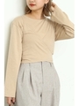 カシュクールキャミレイヤードカットソー/ベージュ(040)