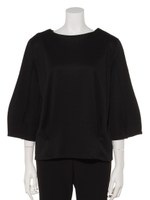 カットTブラウス/ブラック