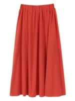 カットソーマキシスカート/オレンジ