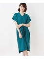 カットミラノワンピース/ダークグリーン(023)