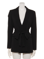 ガウンジャケット/ブラック