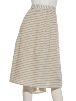 ギャザースカート/白