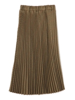 グレンチェックプリーツスカート/ブラウングレンチェック1(051)