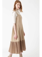 ココプリーツジャンパースカート/BEIGE(040)