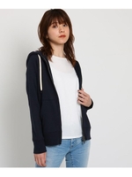 コットン裏毛スウェットパーカー/ネイビー(093)