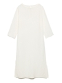 サイドスリットリネンロングチュニック/WHT