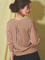 シアーカーディガン/ベージュ