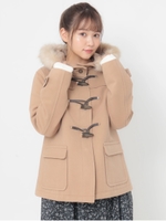ショートダッフルコート n☆s/ベージュ