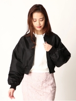 ショートブルゾン/BLACK