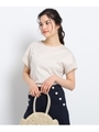 シルケットスムースTシャツ/ライトベージュ(051)