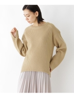 スーパーファインメリノウールリブニット/キャメル(041)