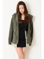 スプリングモッズミリタリーＪＫ/KHAKI