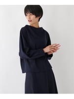 スムースウールプルオーバー/ネイビー(093)