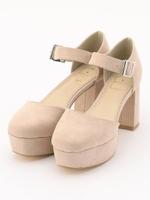 セパレートストラップパンプス/ベージュ