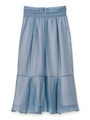 ソフトオーガンジーマーメイドスカート/ブルー